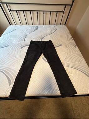 True Religion Men's Black Straight Jeans